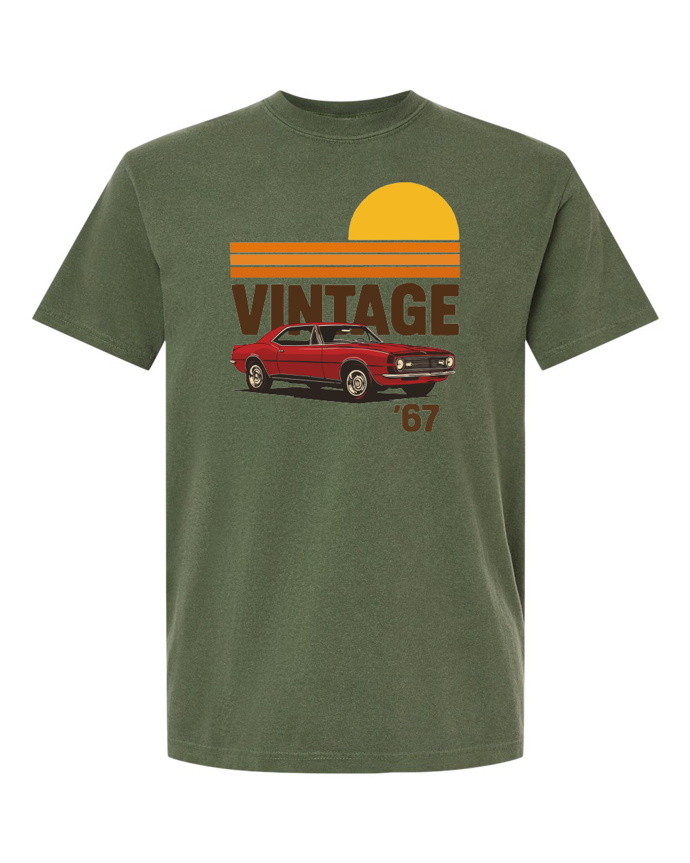 Vintage 67 Car Premium Comfort Color Garment-Dyed T-Shirt