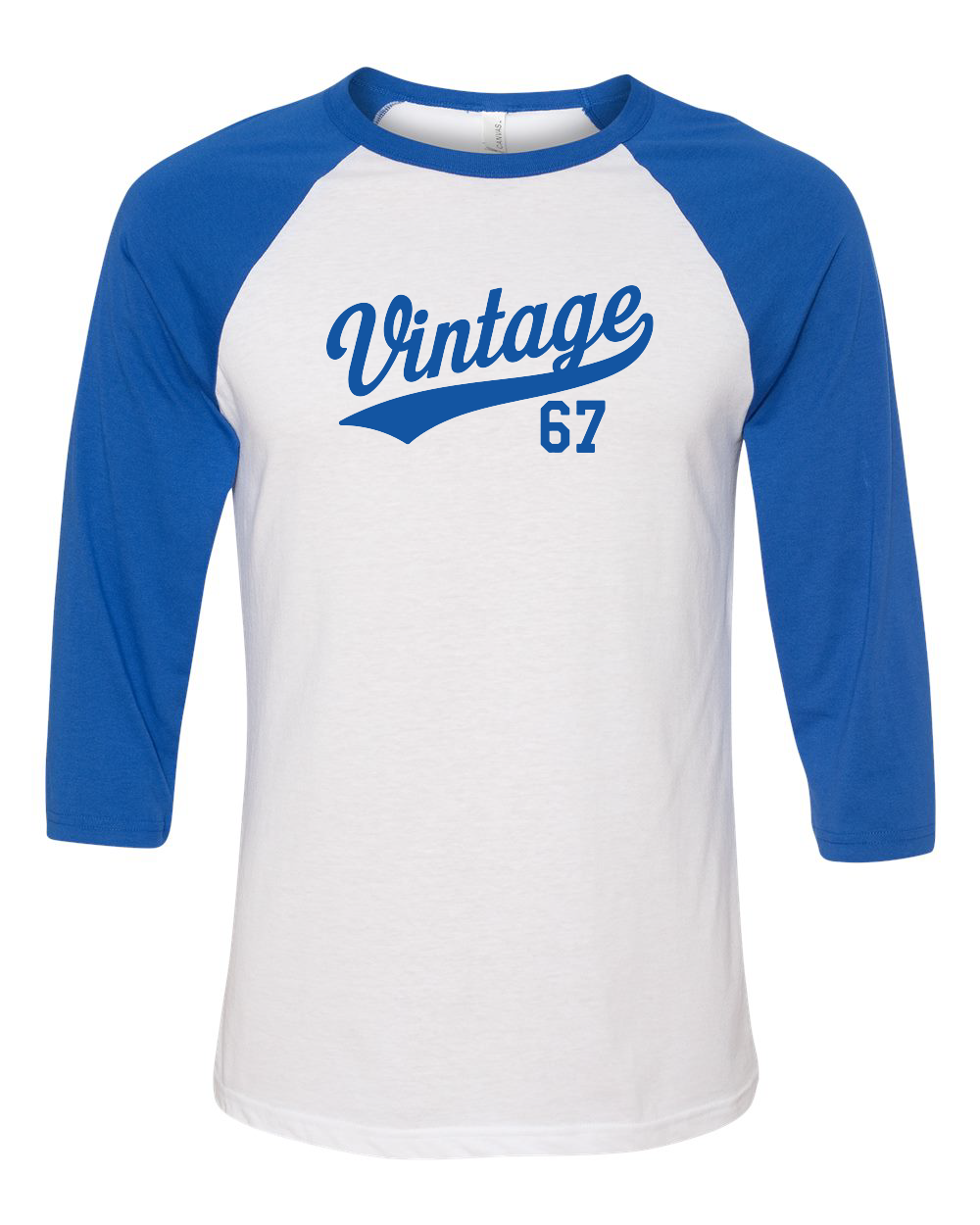 Vintage 67 Unisex Three-Quarter Sleeve Baseball Tee