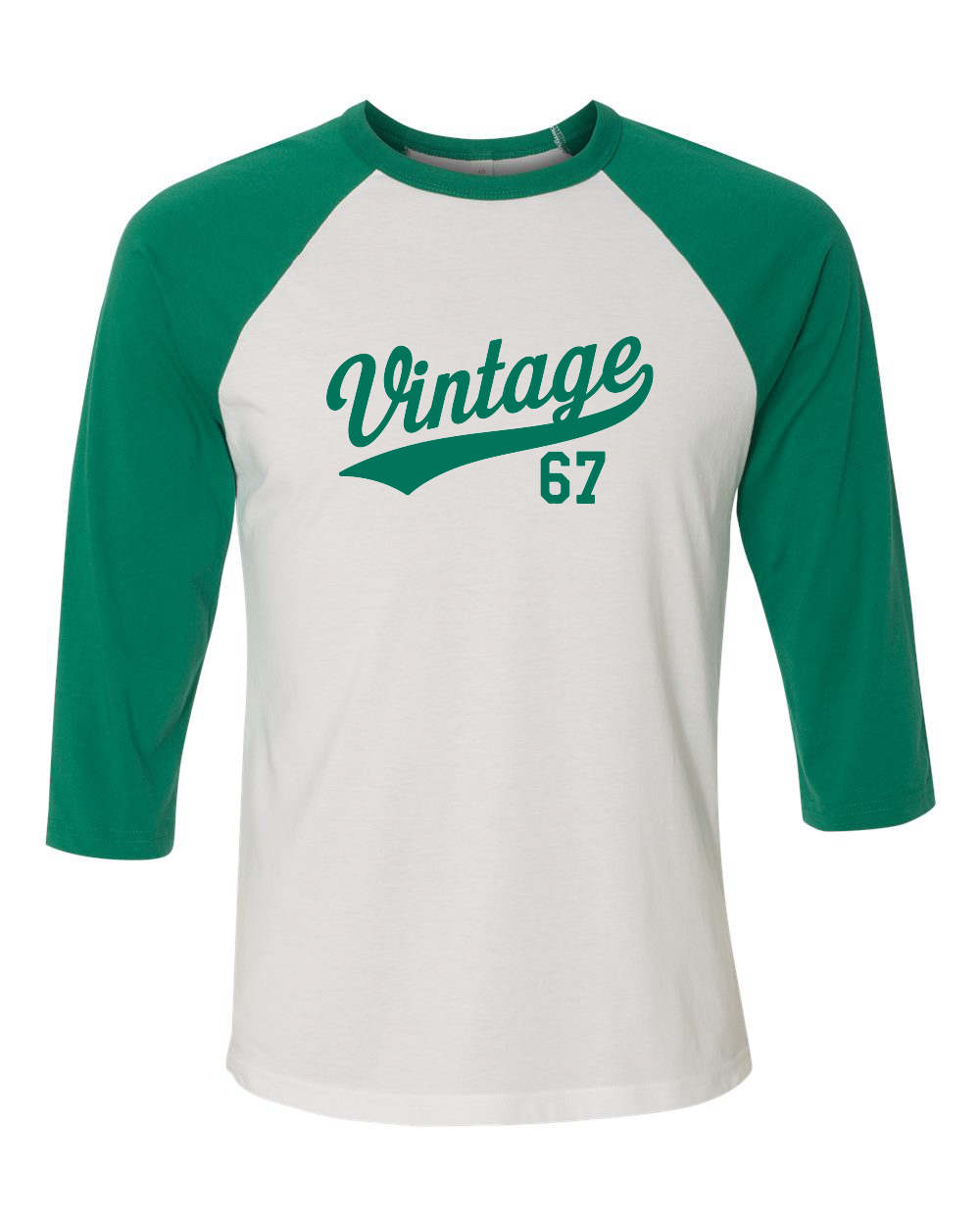 Vintage 67 Unisex Three-Quarter Sleeve Baseball Tee