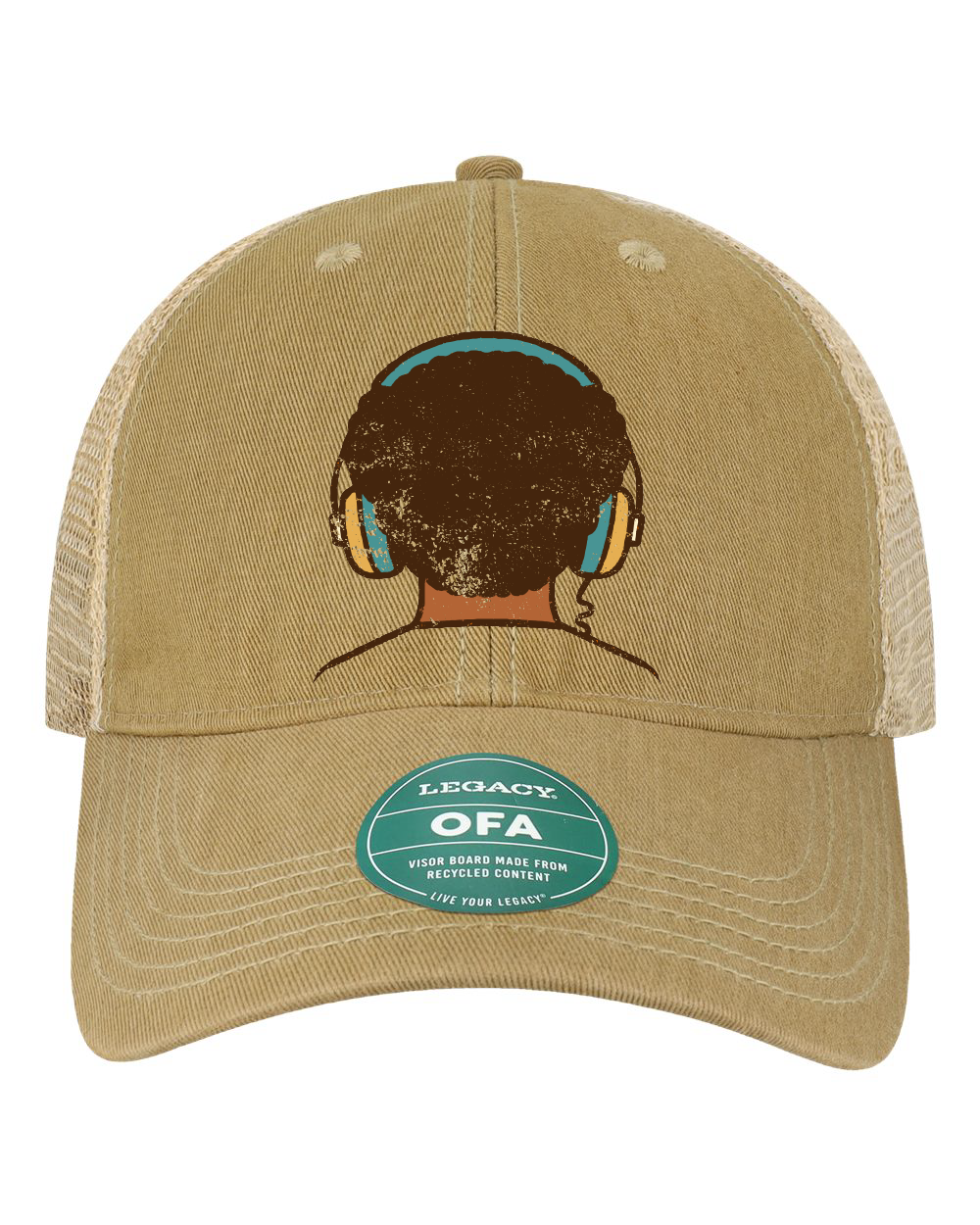 Vintage 67 Headphone Legacy Old Favorite Trucker Cap
