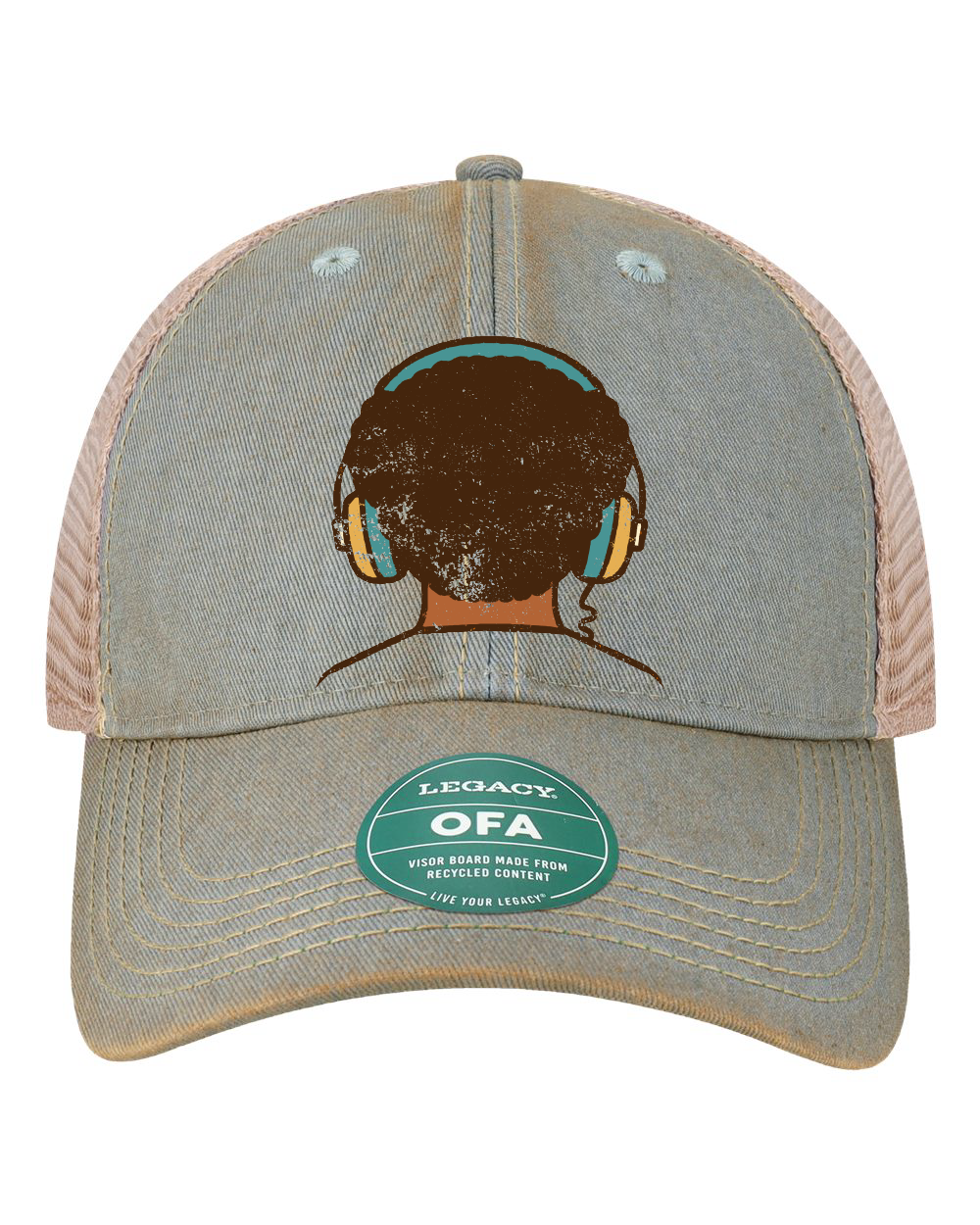 Vintage 67 Headphone Legacy Old Favorite Trucker Cap