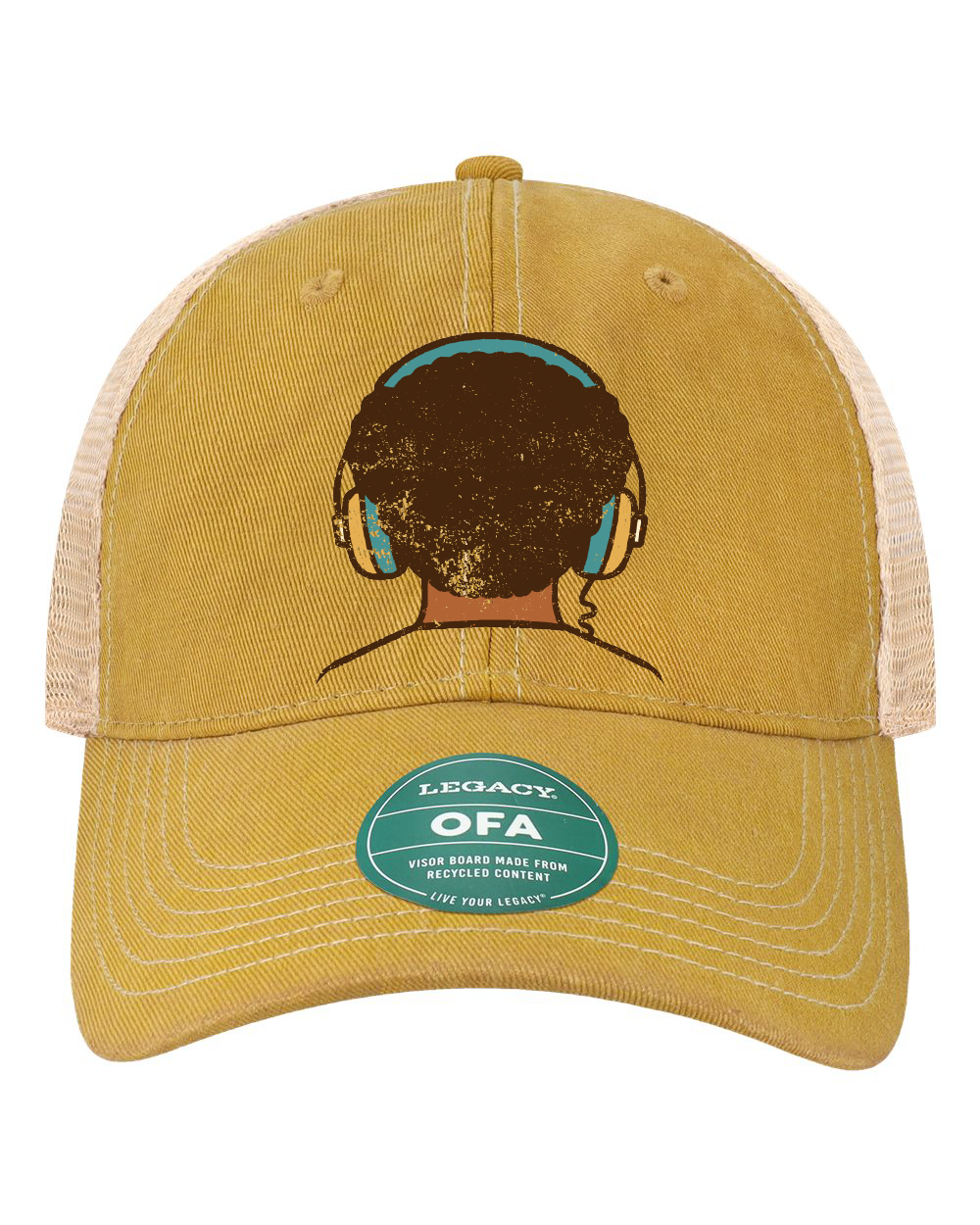Vintage 67 Headphone Legacy Old Favorite Trucker Cap