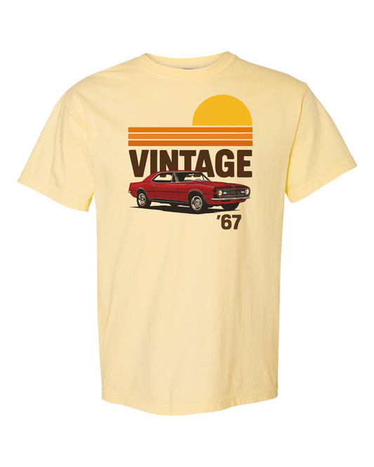 Vintage 67 Car Premium Comfort Color Garment-Dyed T-Shirt