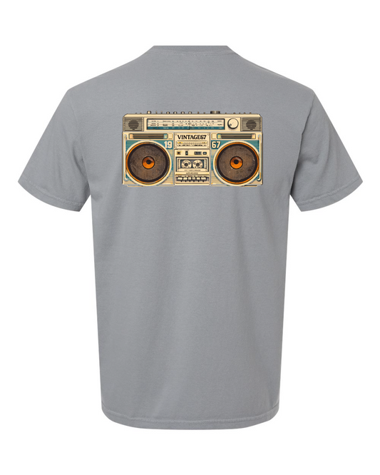 Vintage 67 Grafitti Boombox Premium Comfort Color Garment-Dyed T-Shirt #1717
