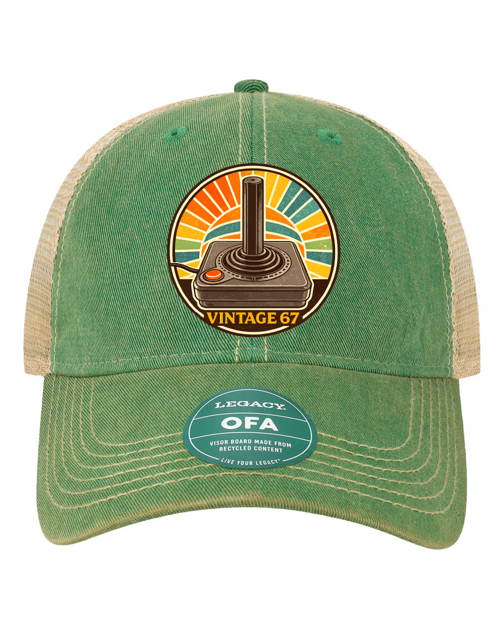 Vintage 67 Pong Legacy Old Favorite Trucker Cap