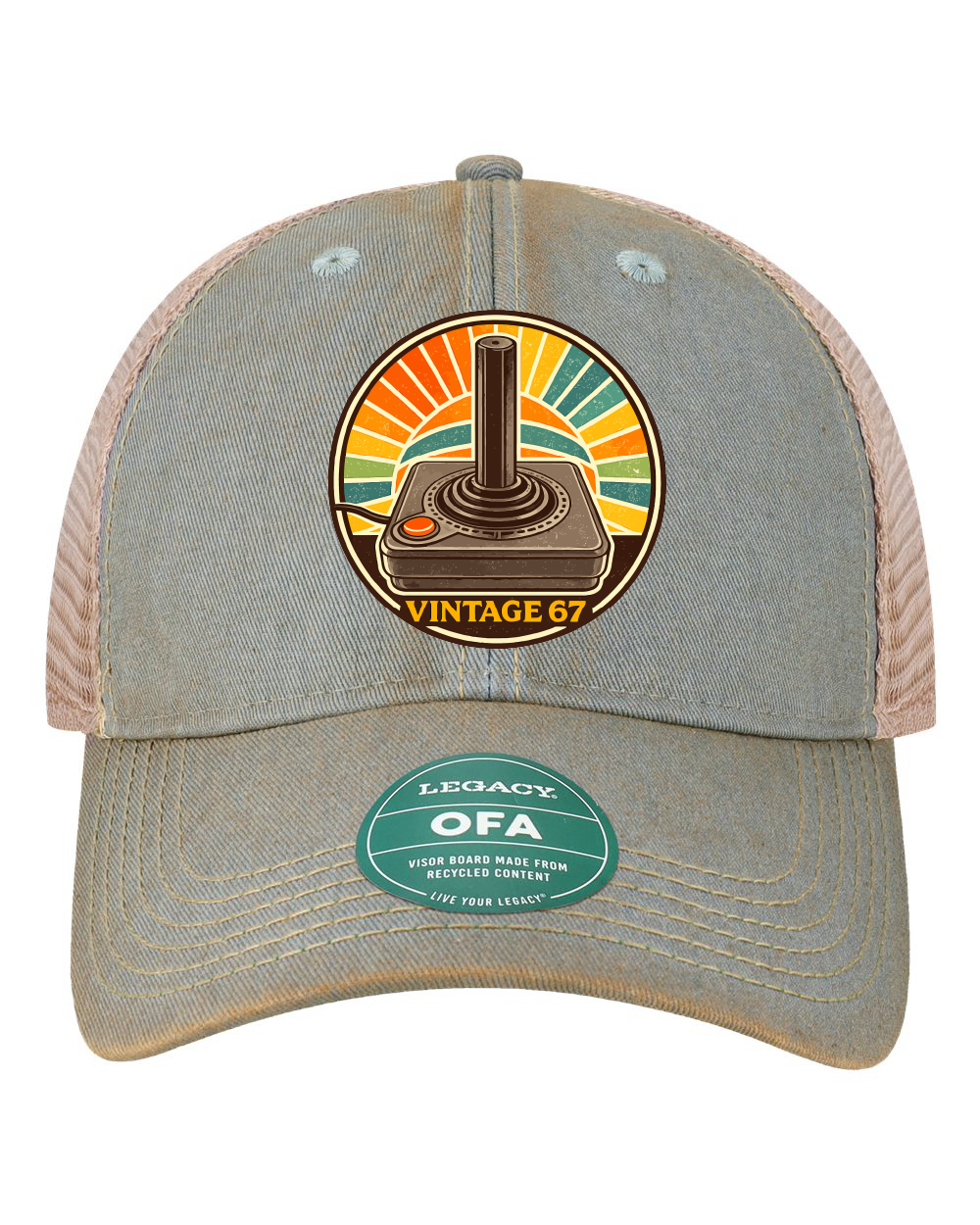 Vintage 67 Pong Legacy Old Favorite Trucker Cap