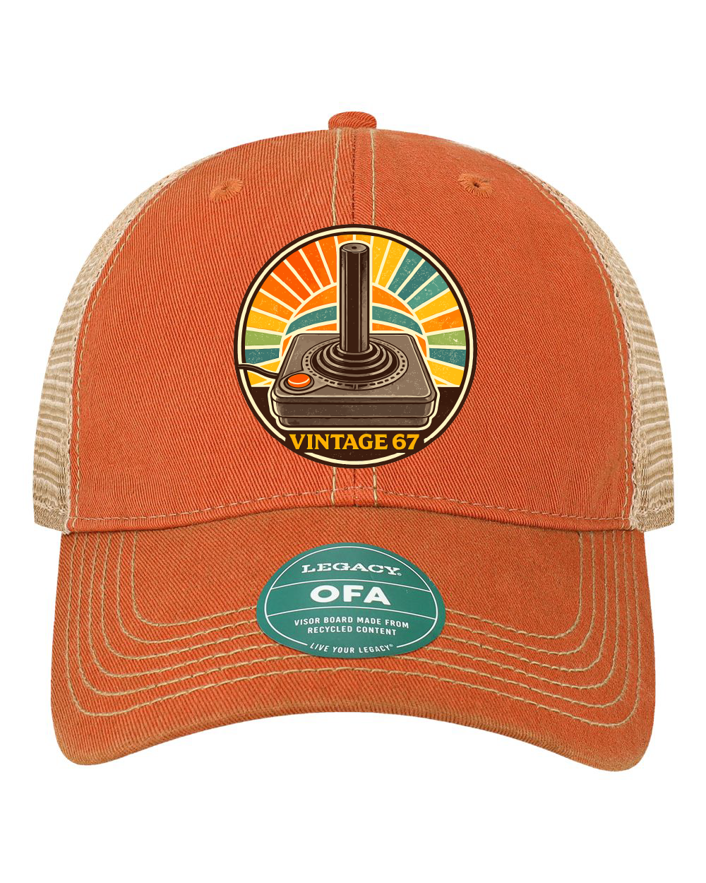 Vintage 67 Pong Legacy Old Favorite Trucker Cap