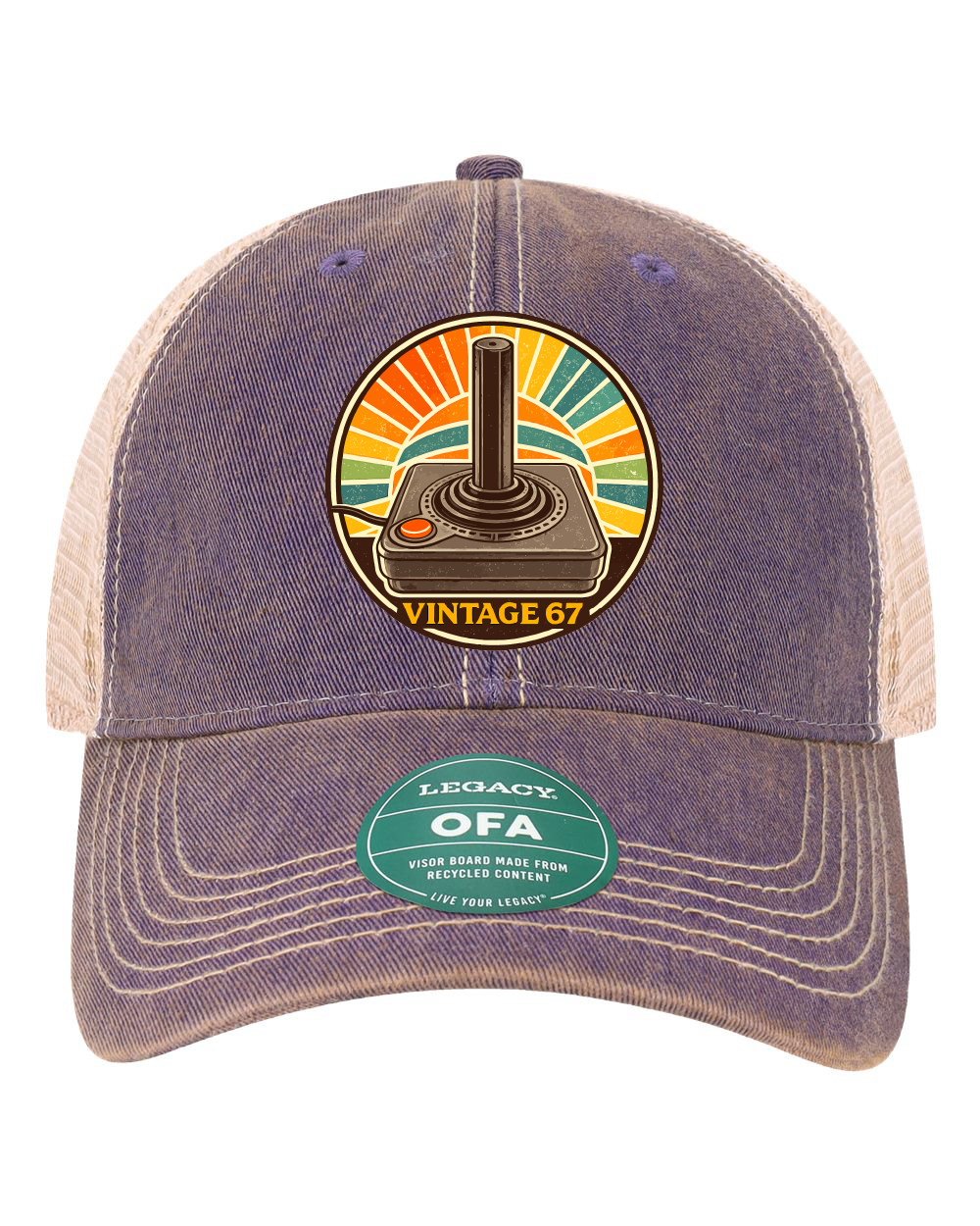 Vintage 67 Pong Legacy Old Favorite Trucker Cap