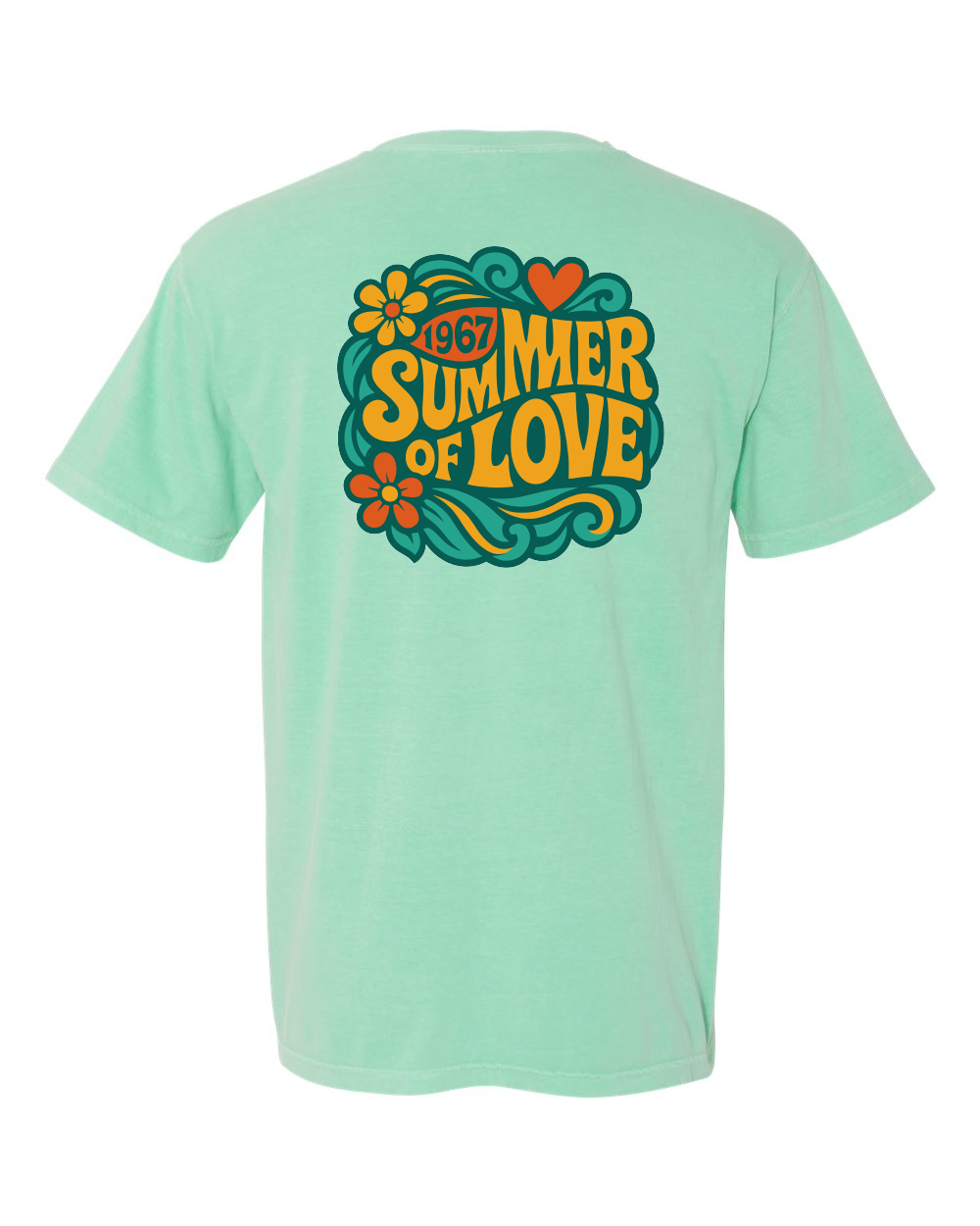 Vintage 67 Summer of Love Premium Comfort Color Garment-Dyed T-Shirt