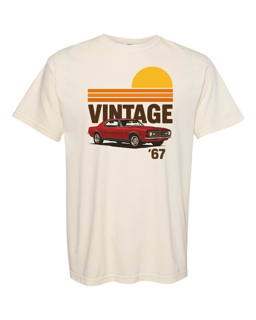 Vintage 67 Car Premium Comfort Color Garment-Dyed T-Shirt