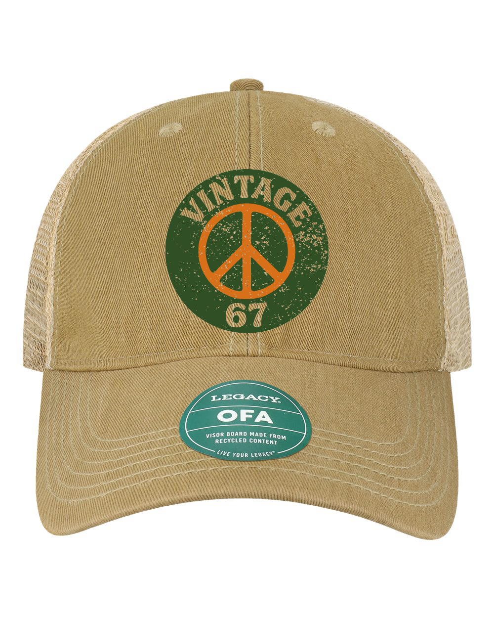 Vintage 67 Peace Legacy Old Favorite Trucker Cap