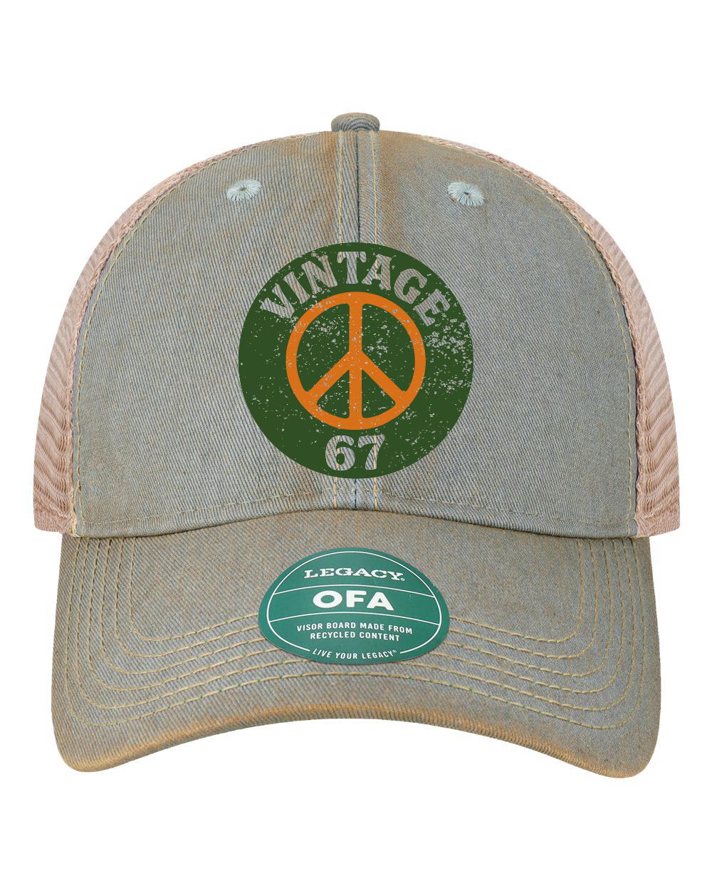 Vintage 67 Peace Legacy Old Favorite Trucker Cap