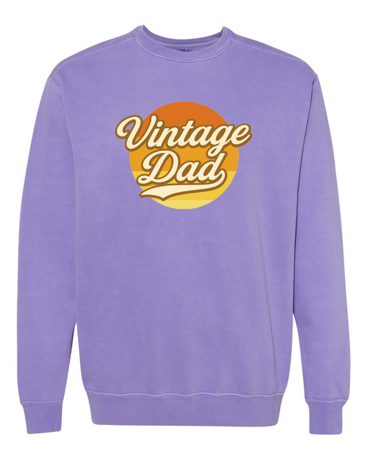 Vintage 67 Vintage Dad Premium Comfort Colors Unisex Garment-Dyed Crewneck Sweatshirt