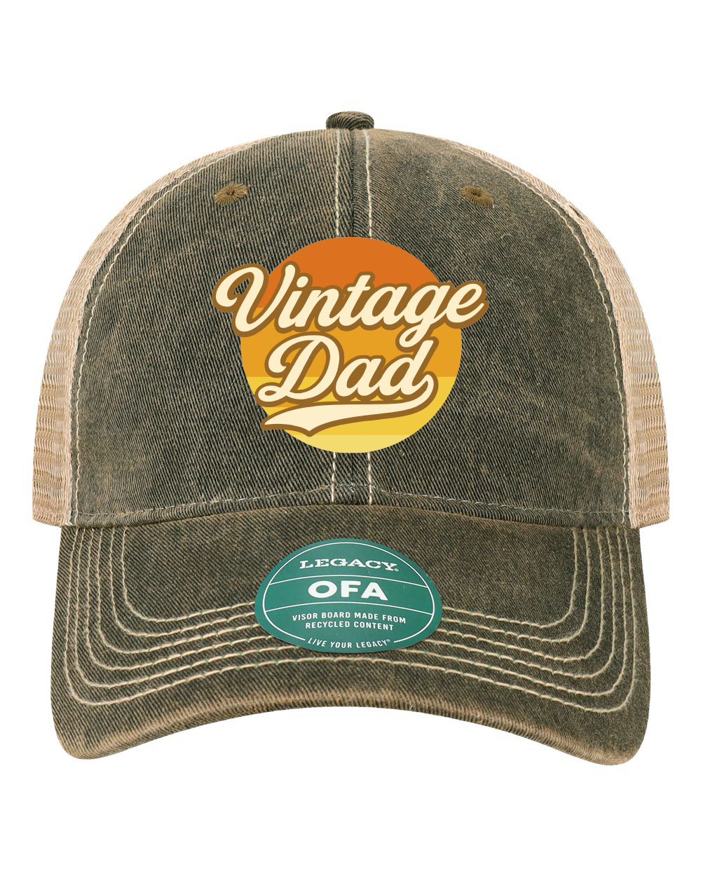 Vintage 67 Vintage Dad Legacy Old Favorite Trucker Cap