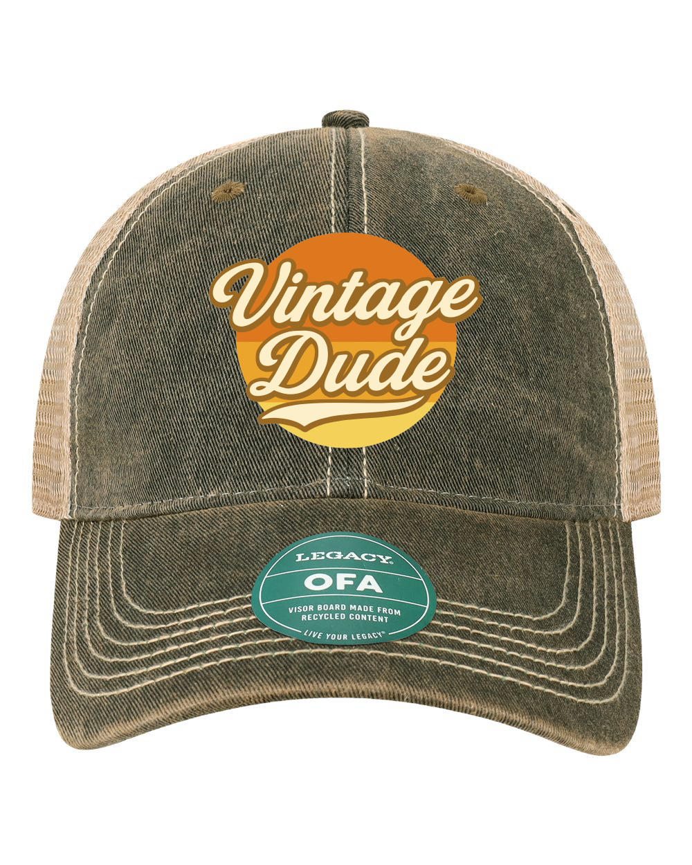 Vintage 67 Vintage Dude Legacy Old Favorite Trucker Cap