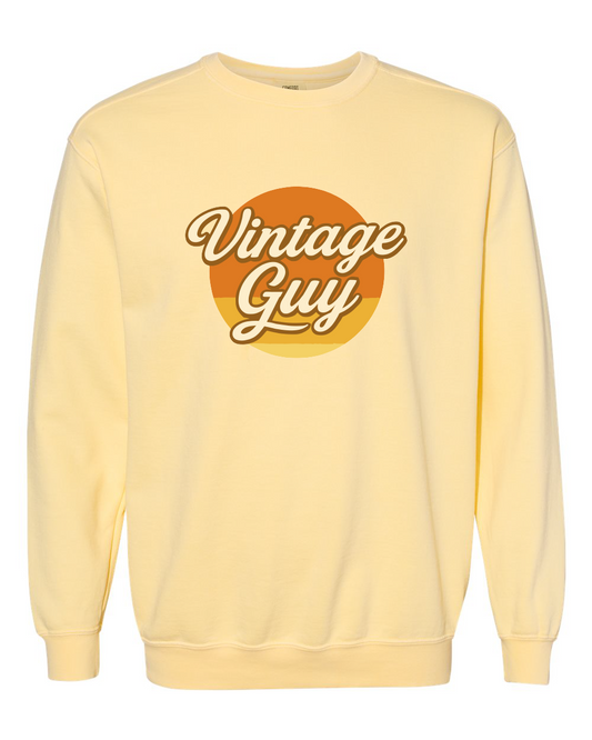 Vintage 67 Vintage Guy Premium Comfort Colors Unisex Garment-Dyed Crewneck Sweatshirt