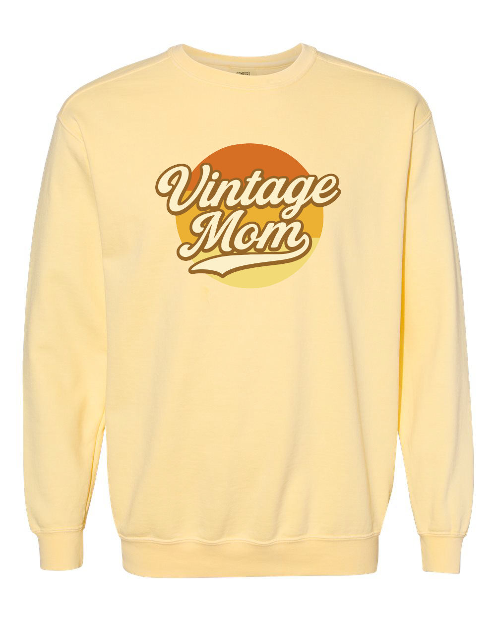 Vintage 67 Vintage Mom  Premium Comfort Colors Unisex Garment-Dyed Crewneck Sweatshirt