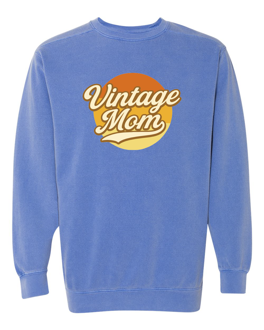 Vintage 67 Vintage Mom  Premium Comfort Colors Unisex Garment-Dyed Crewneck Sweatshirt